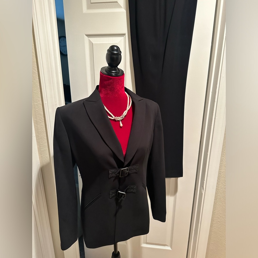 Two-Piece Black Pants Set, Kasper Brand Petite